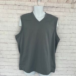 Nike Golf fit dry gray vest large